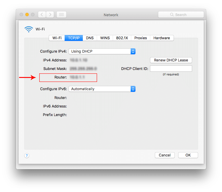 how to get ip address on mac