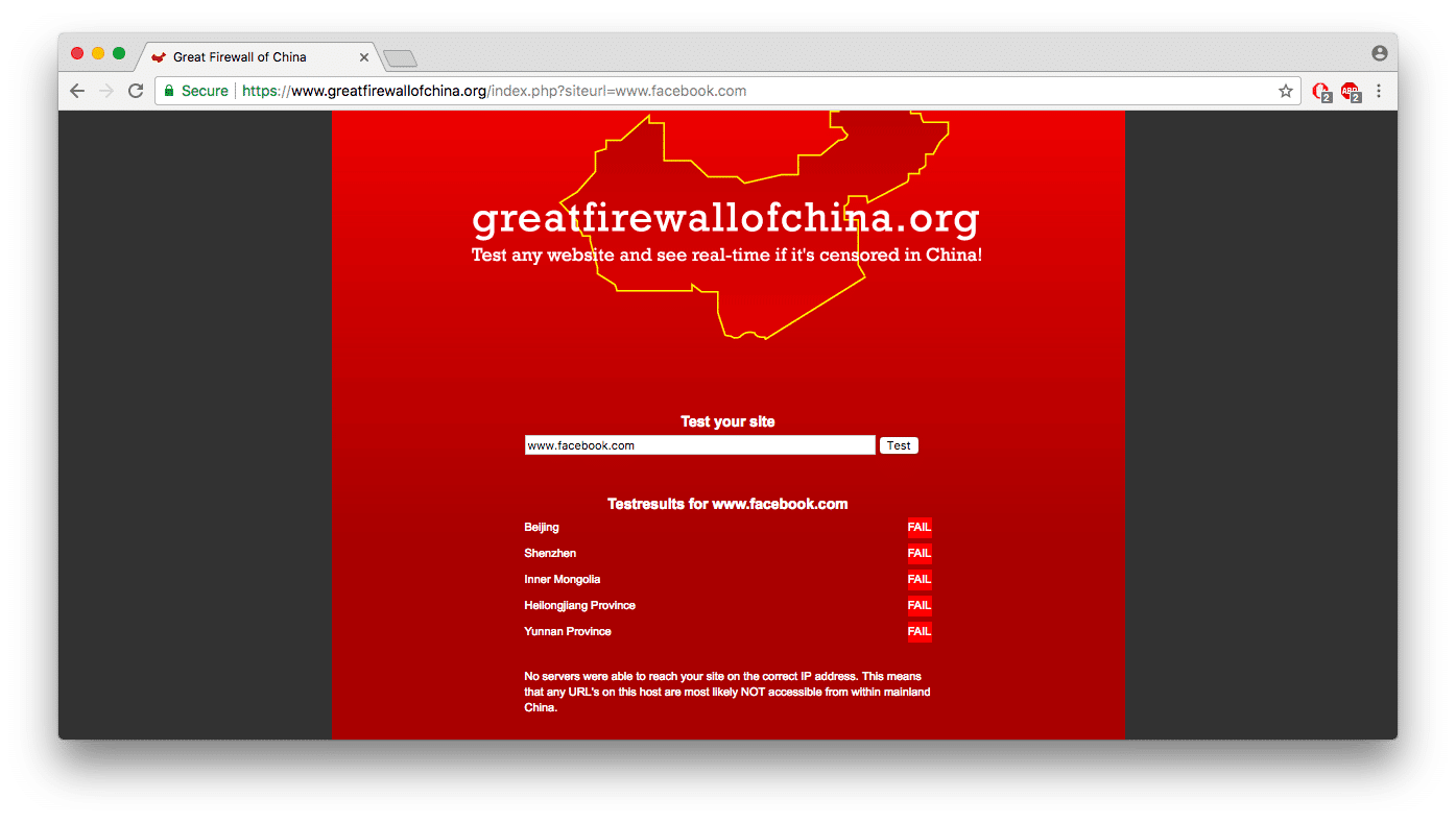 china great firewall