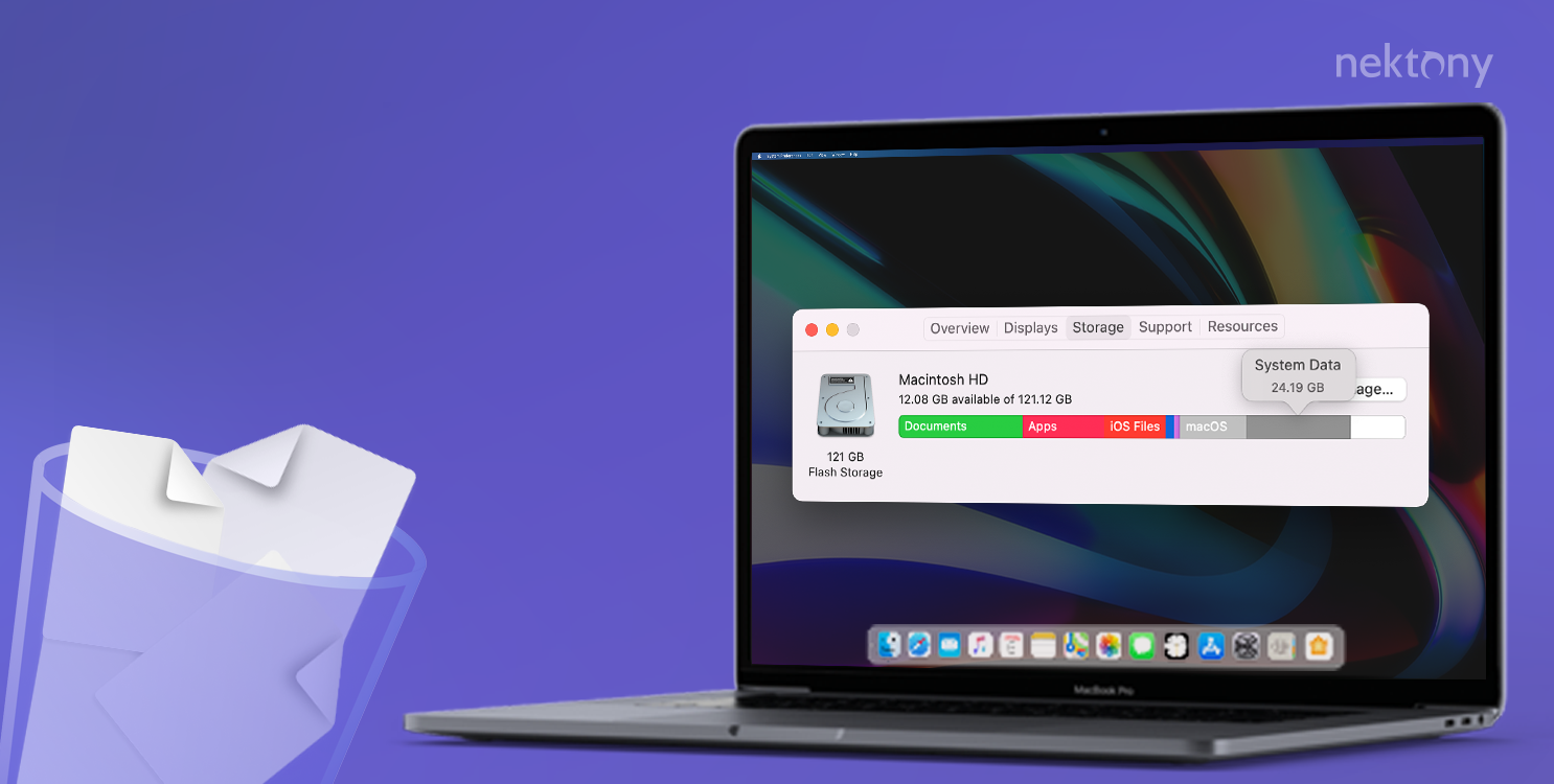 how to clean up macbook system storage