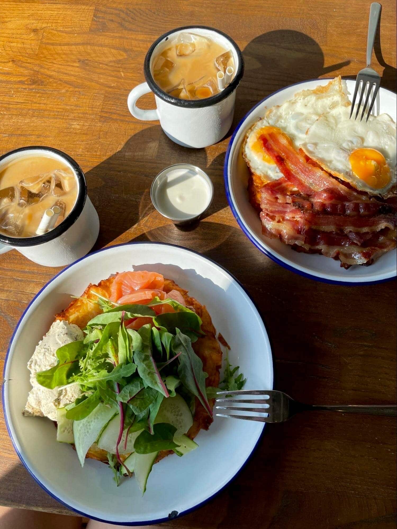 Food photo with natural light