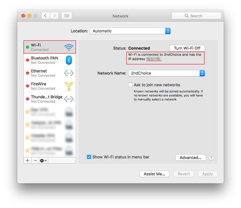 localhost mac ip address