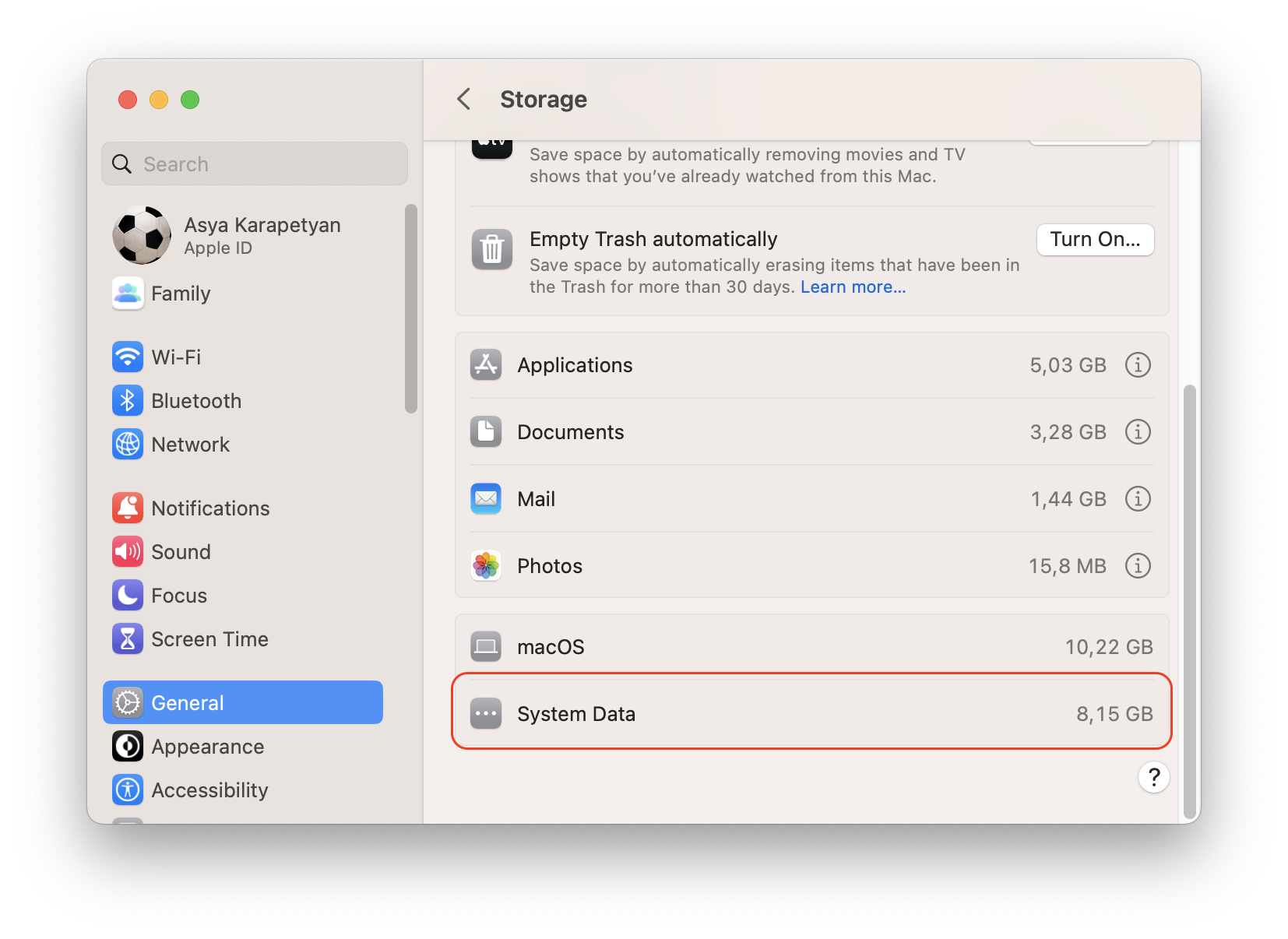 how to clean mac system storage