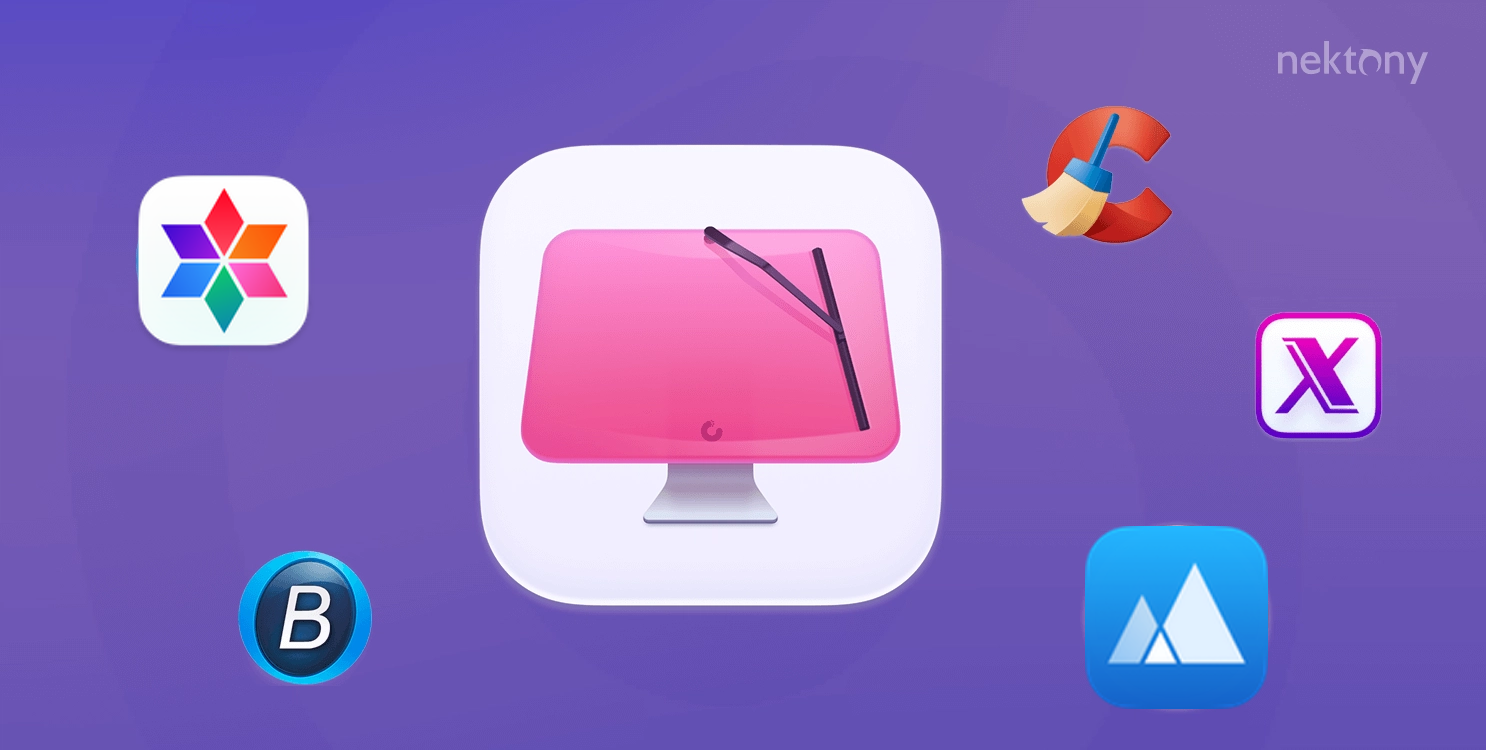 icons of CleanMyMac and other alternative applications