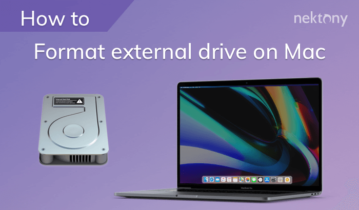 How to format an external hard drive on a Mac