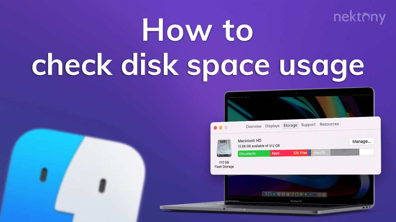 check space on macbook hard drive