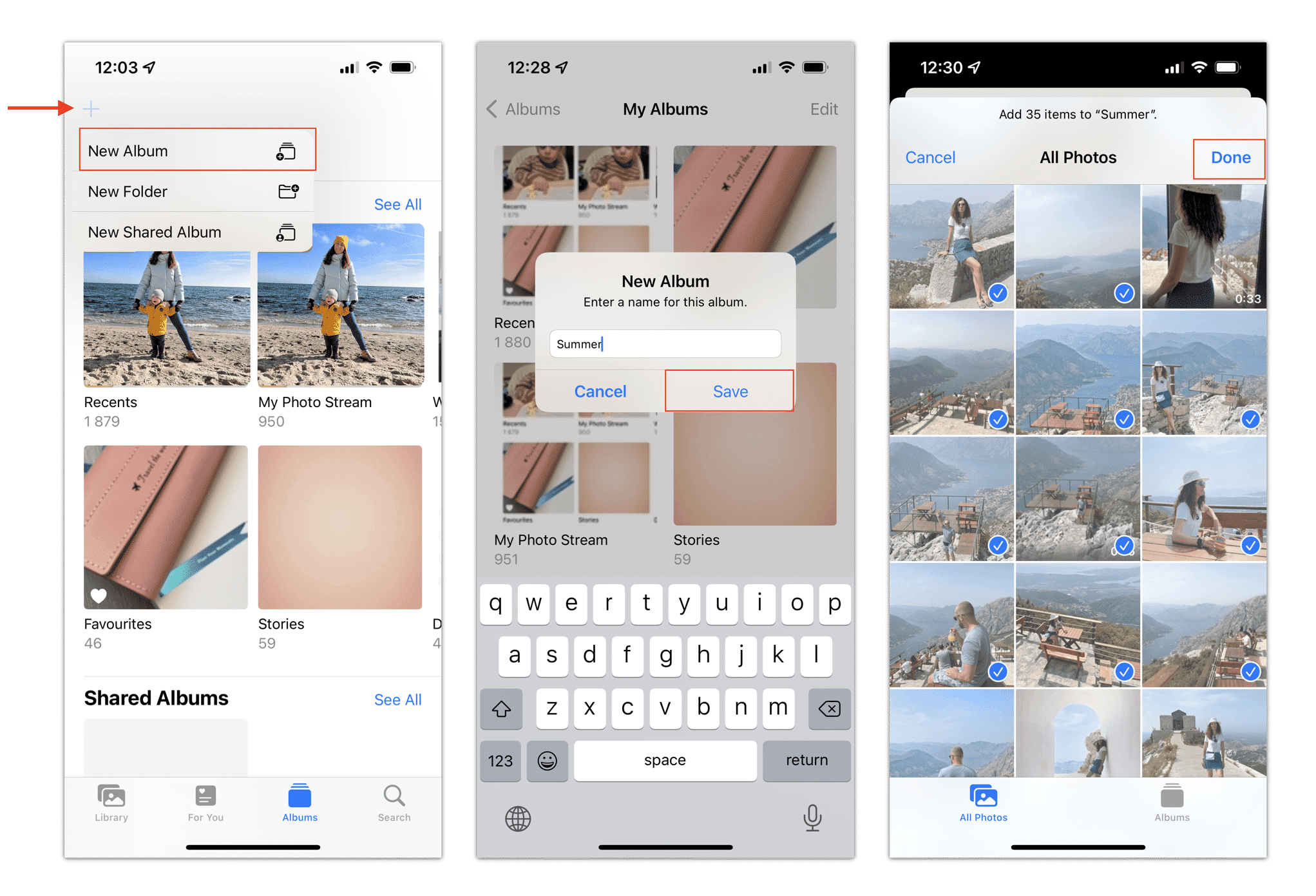 How To Use iPhone Photo Albums To Organize Photos