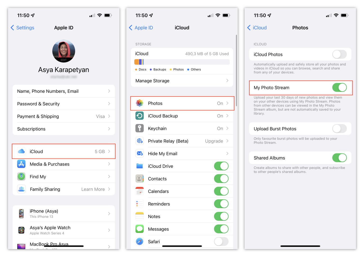 My Photo Stream Is Not Updating How To Fix It Nektony