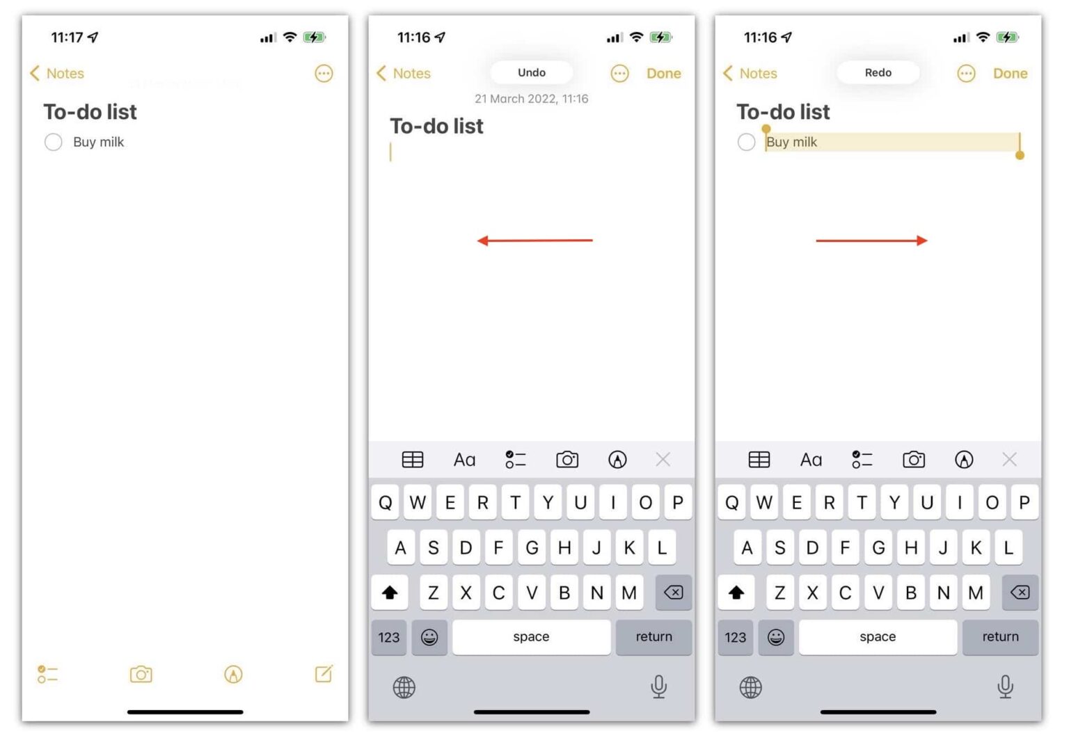 How to Undo in Notes on iPhone Nektony