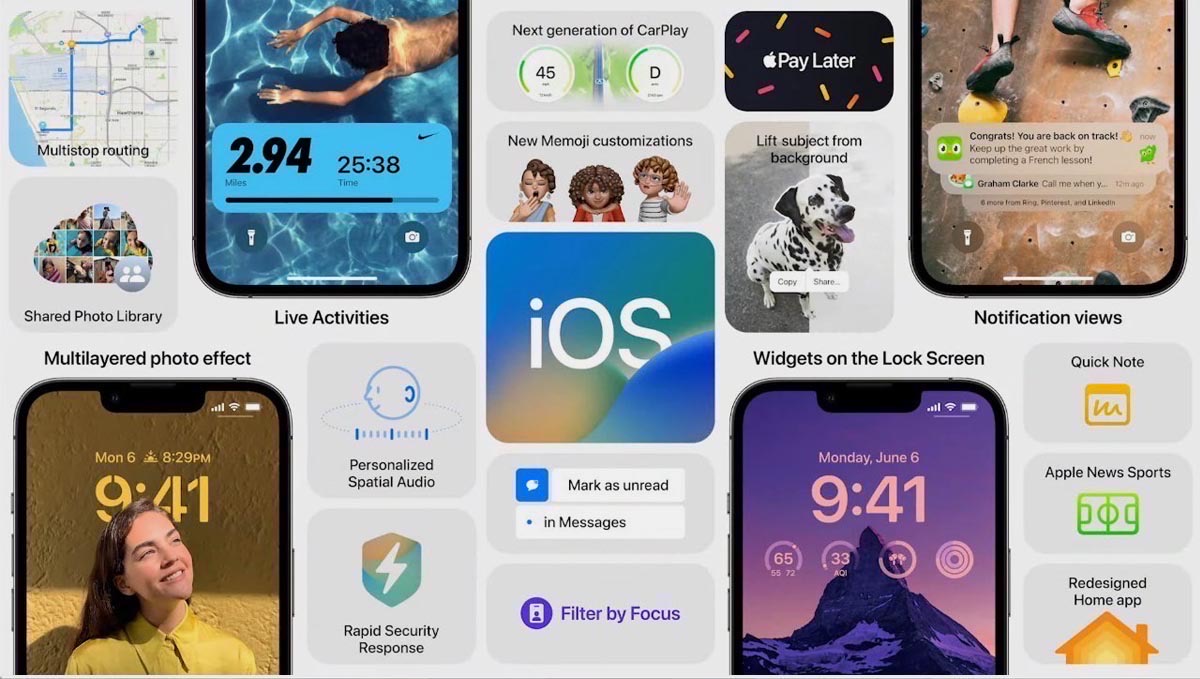 iOS 16 options