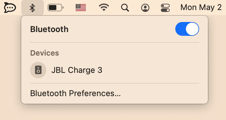 connecting devices via Bluetooth