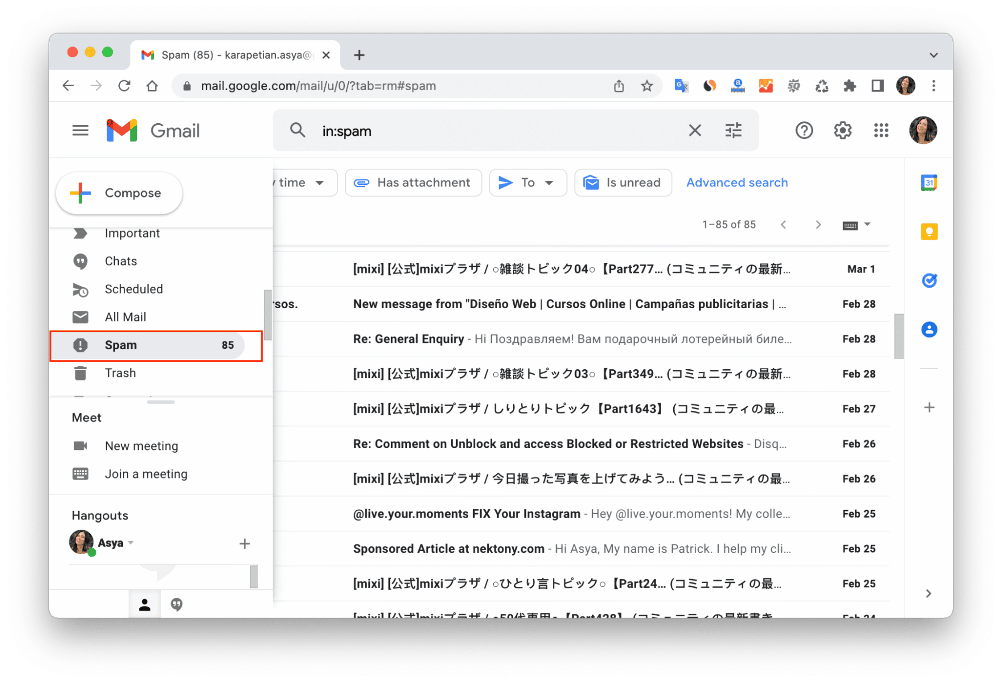 how-to-find-emails-automatically-removed-from-spam-nektony