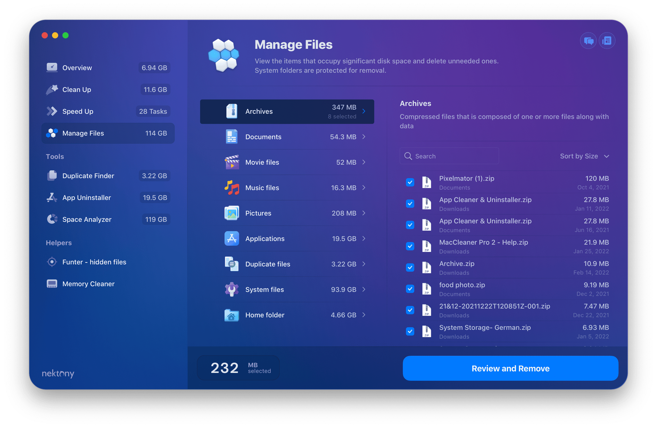 file cleaner mac