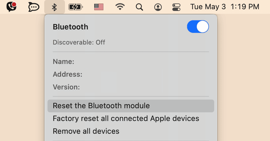 Resetting Bluetooth on macOS Big Sur