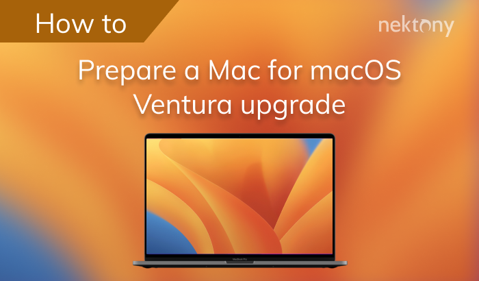 Steps to take on your Mac before  you upgrade to macOS Ventura