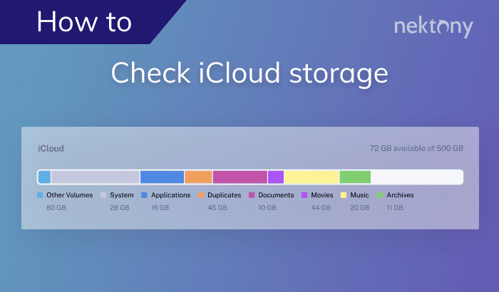 check icloud storage
