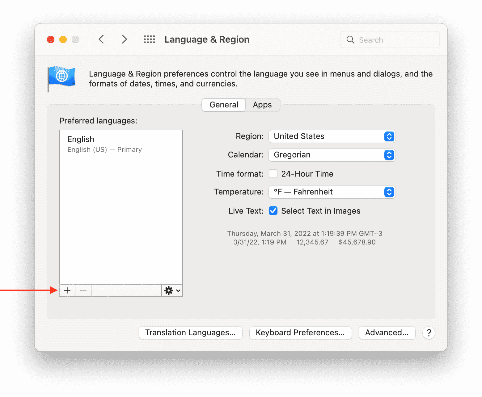 change keyboard language shortcut mac