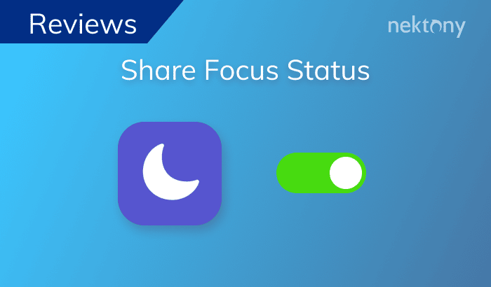 What is the Share Focus Status on the iPhone?