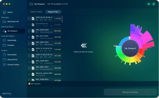 get started with disk space analyzer