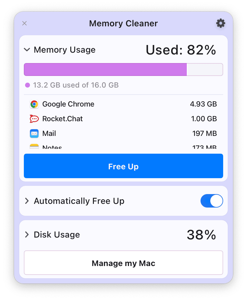 Memory Cleaner design