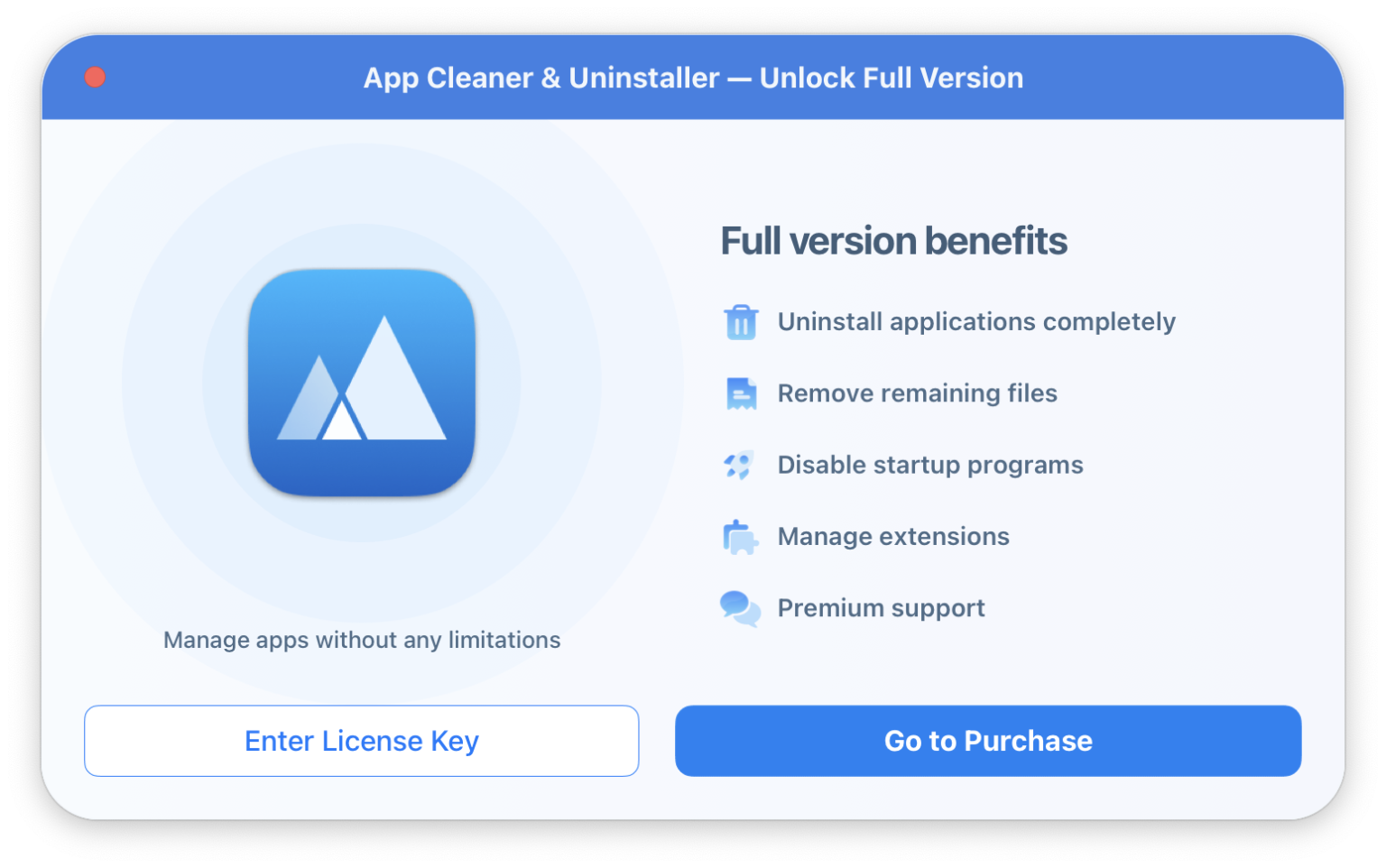 App Cleaner & Uninstaller Help Page