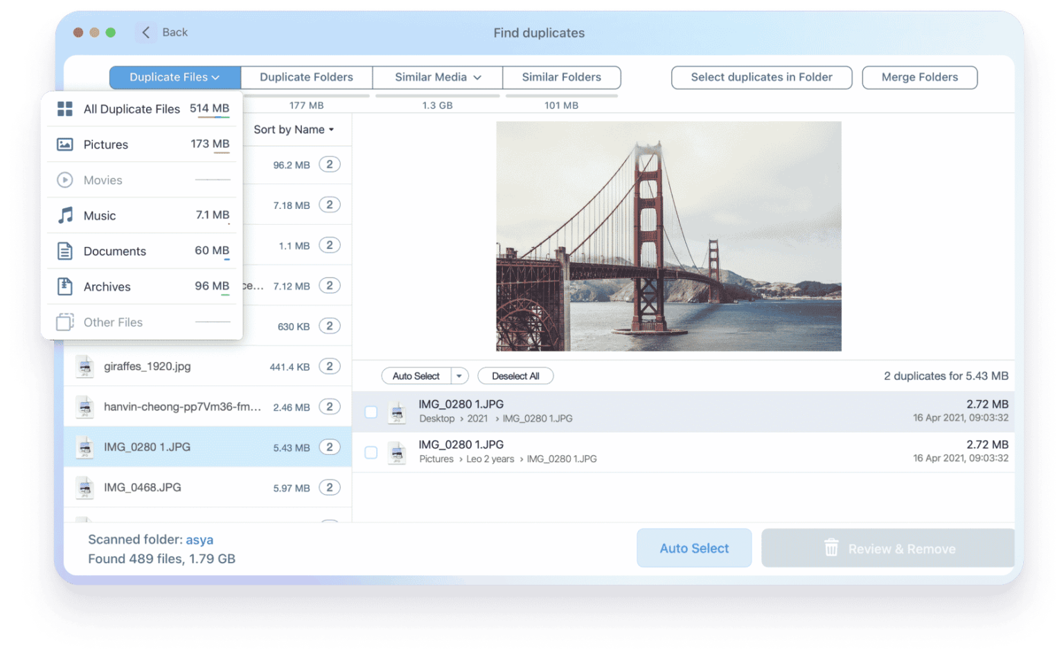 Duplicate File Finder for Mac Free Download