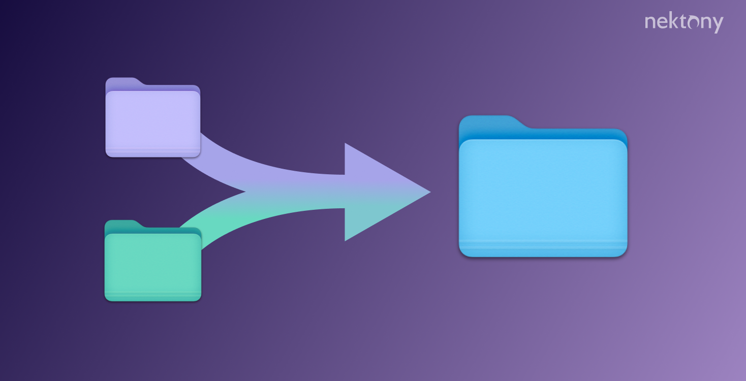 merge folders in mac