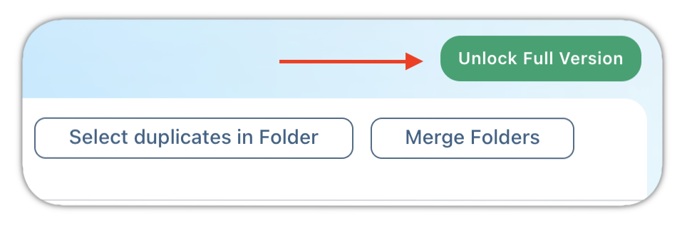 Unlock full version button in Duplicate File Finder