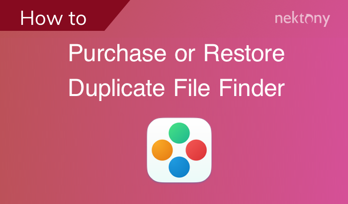 Duplicate File Finder - Confirm In-App Purchase