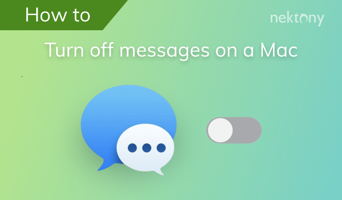 How to turn off messages on Mac