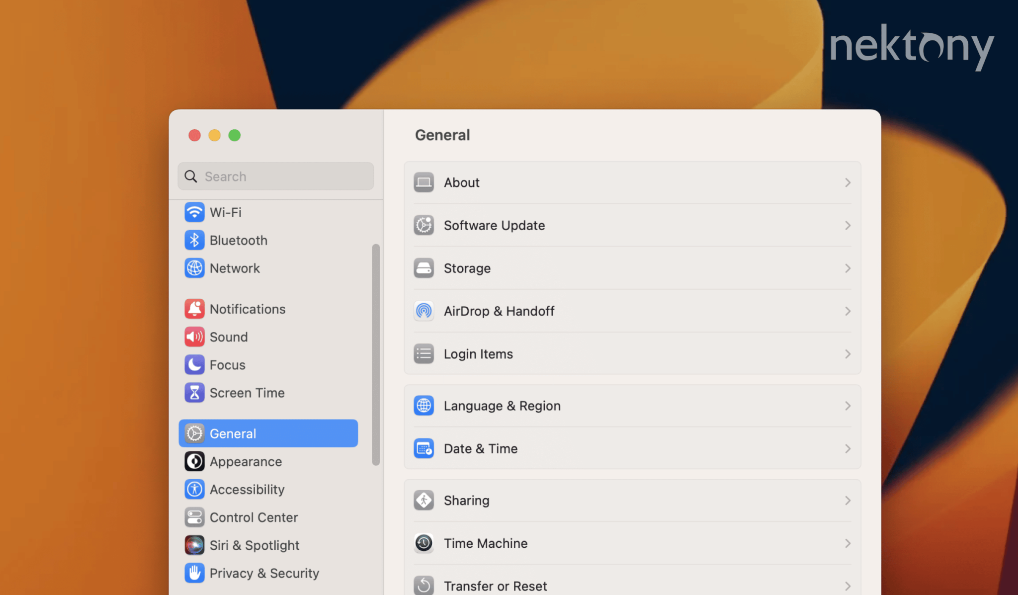 System Settings on macOS Ventura | Nektony