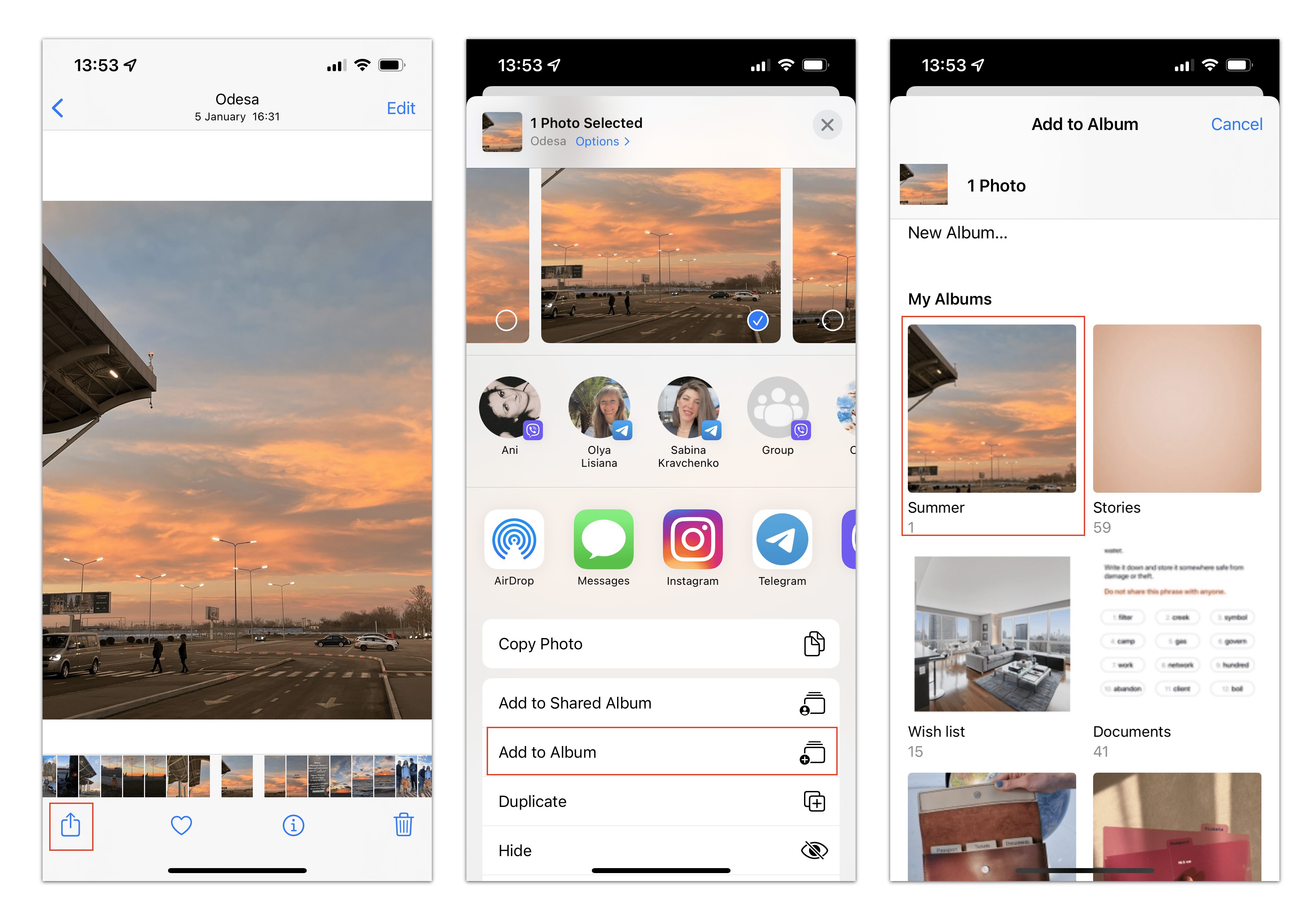 How To Send A Whole Photo Album From Iphone