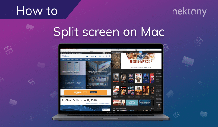 How to do split screen on a Mac