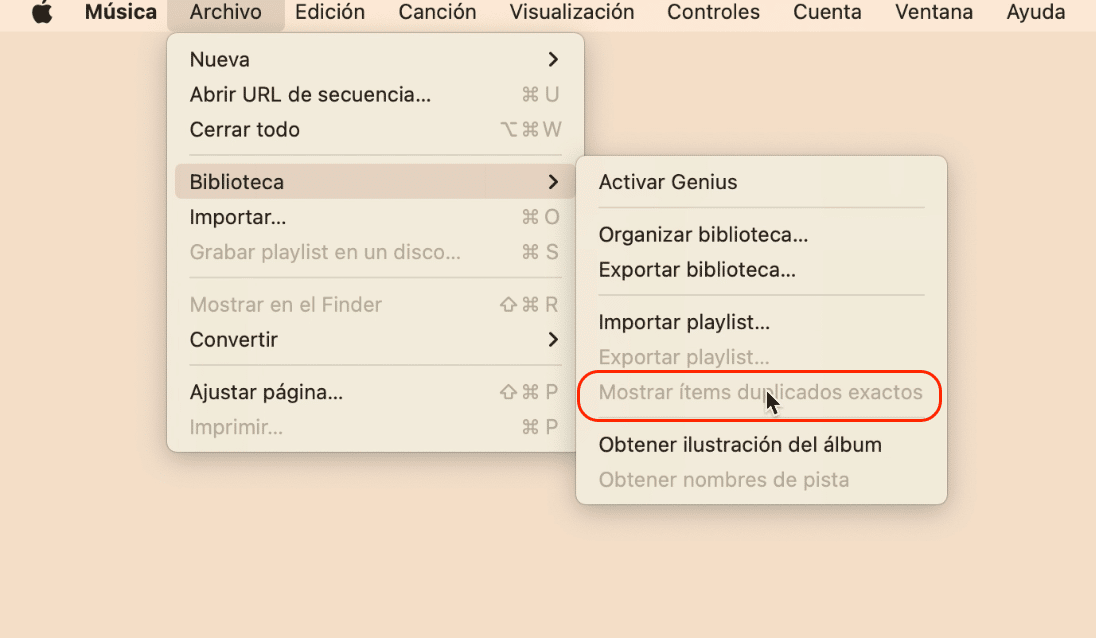 remove duplicates from Music to free up space on Mac