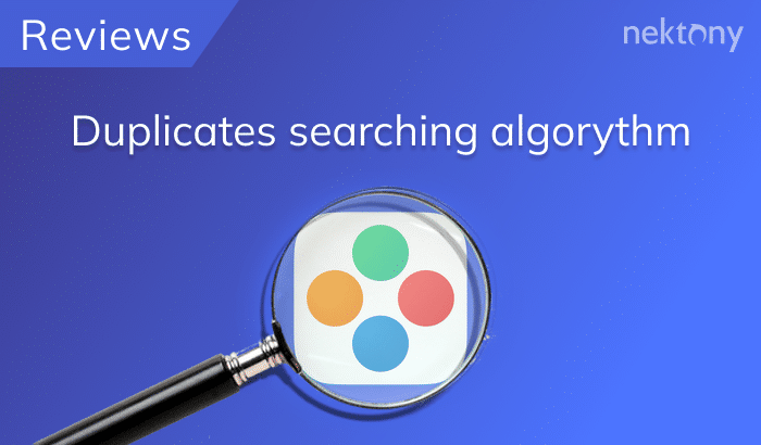 Which items does the Duplicate File Finder show as identical? duplicates-searching-algorythm