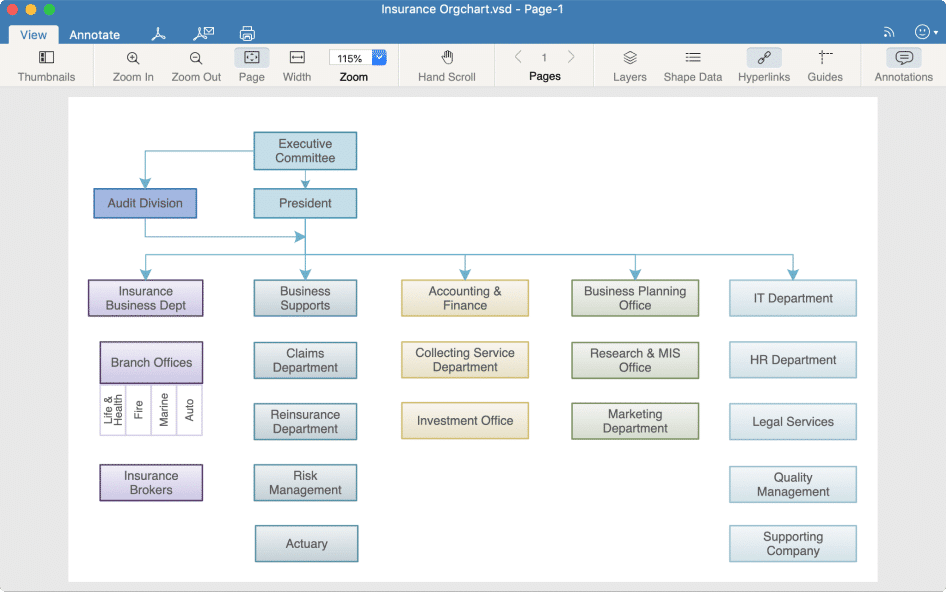 Visio Viewer screenshot