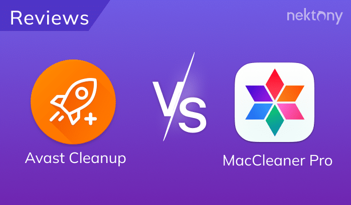 Avast Cleanup vs. MacCleaner Pro