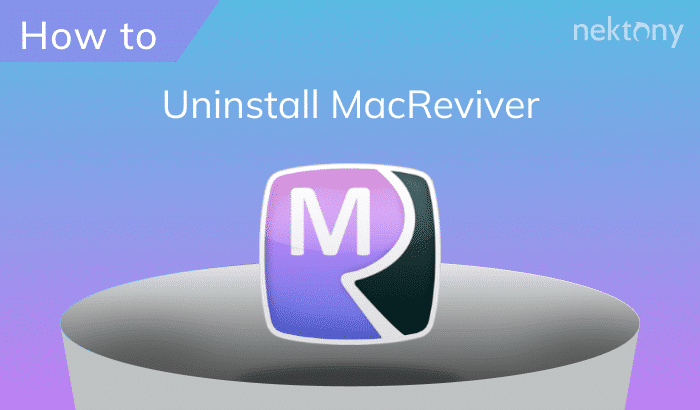 How to uninstall MacReviver