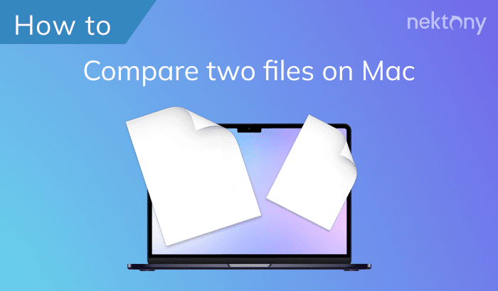 How to compare files on Mac