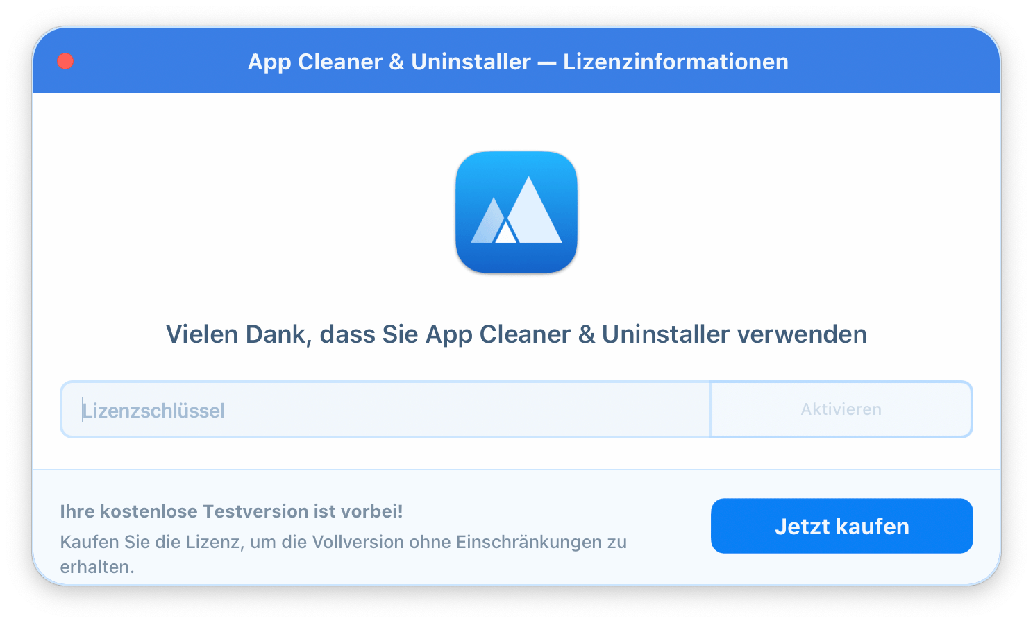 app cleaner uninstaller popup with the benefits of Full version