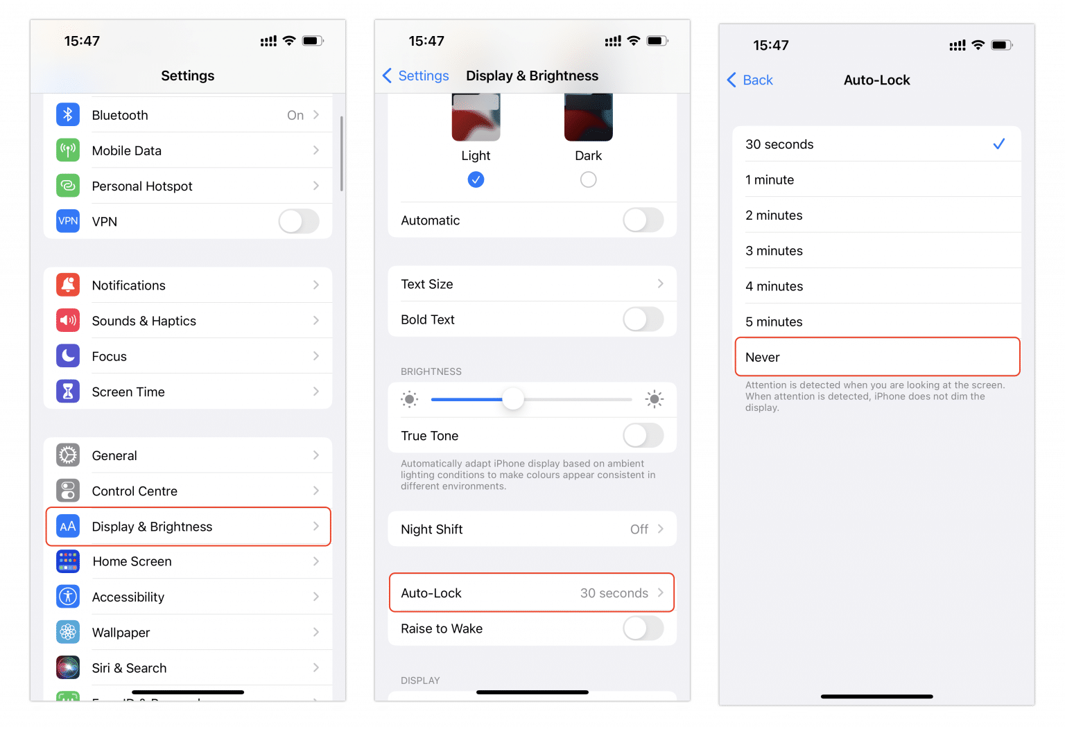 how-to-change-screen-timeout-on-iphone-nektony