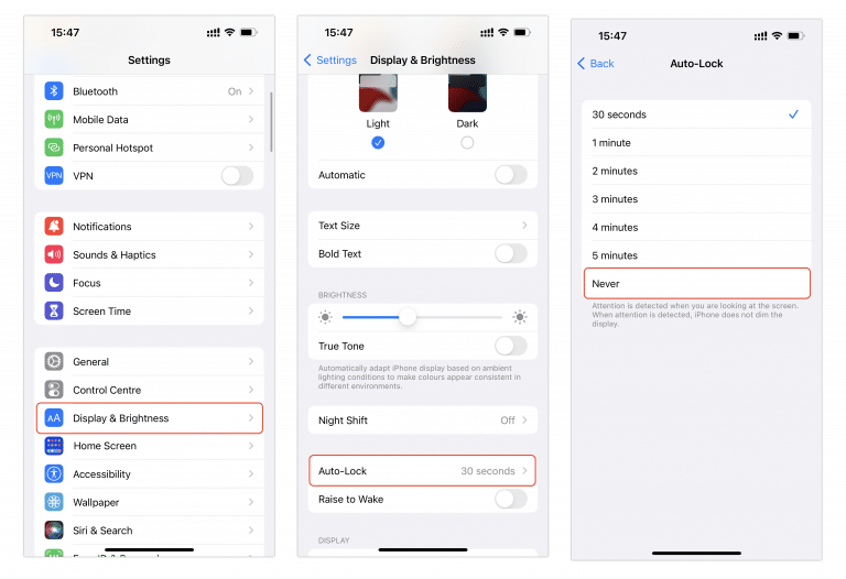 How to Change Screen Timeout on iPhone Nektony