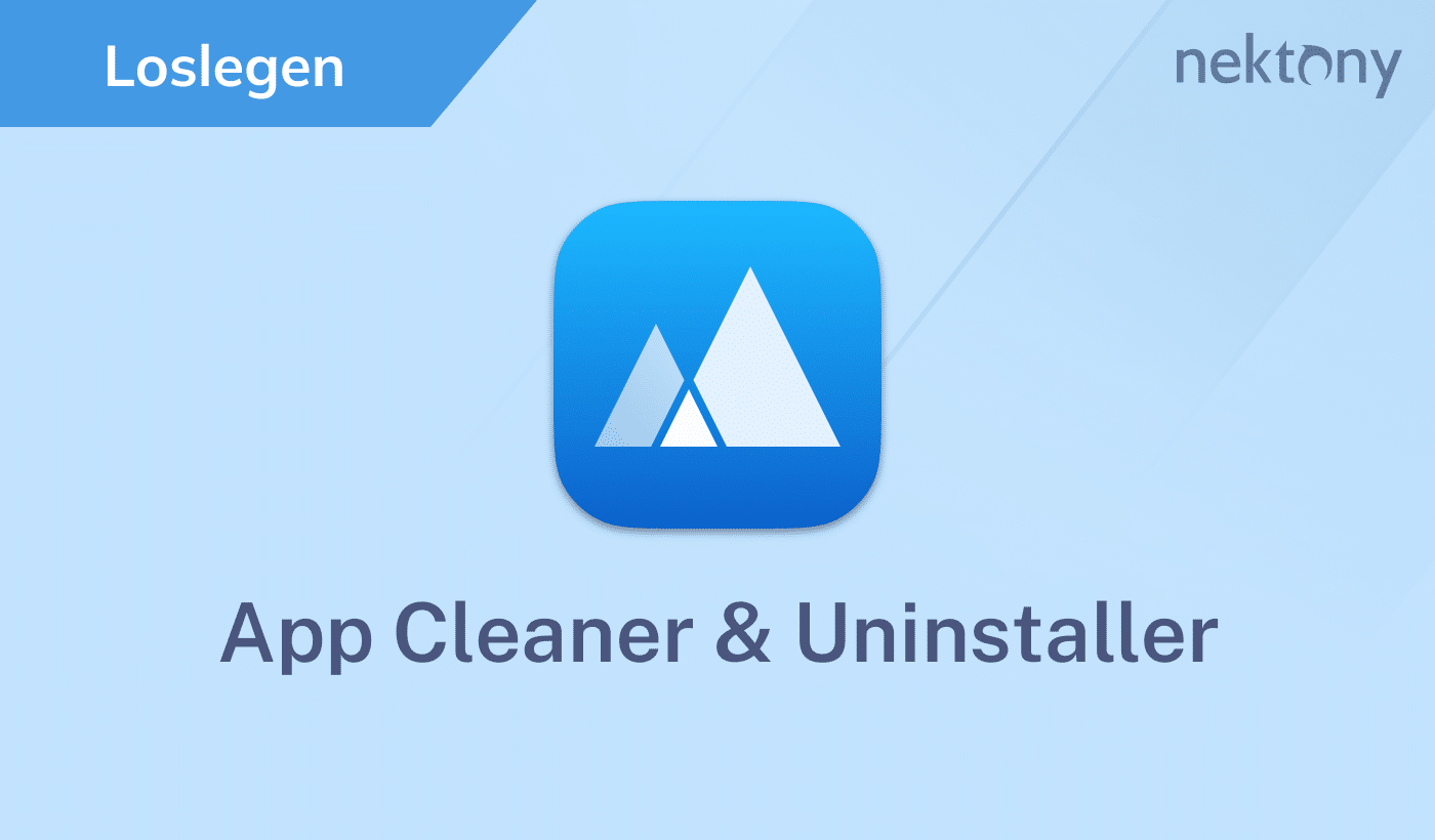 Erste Schritte mit App Cleaner & Uninstaller