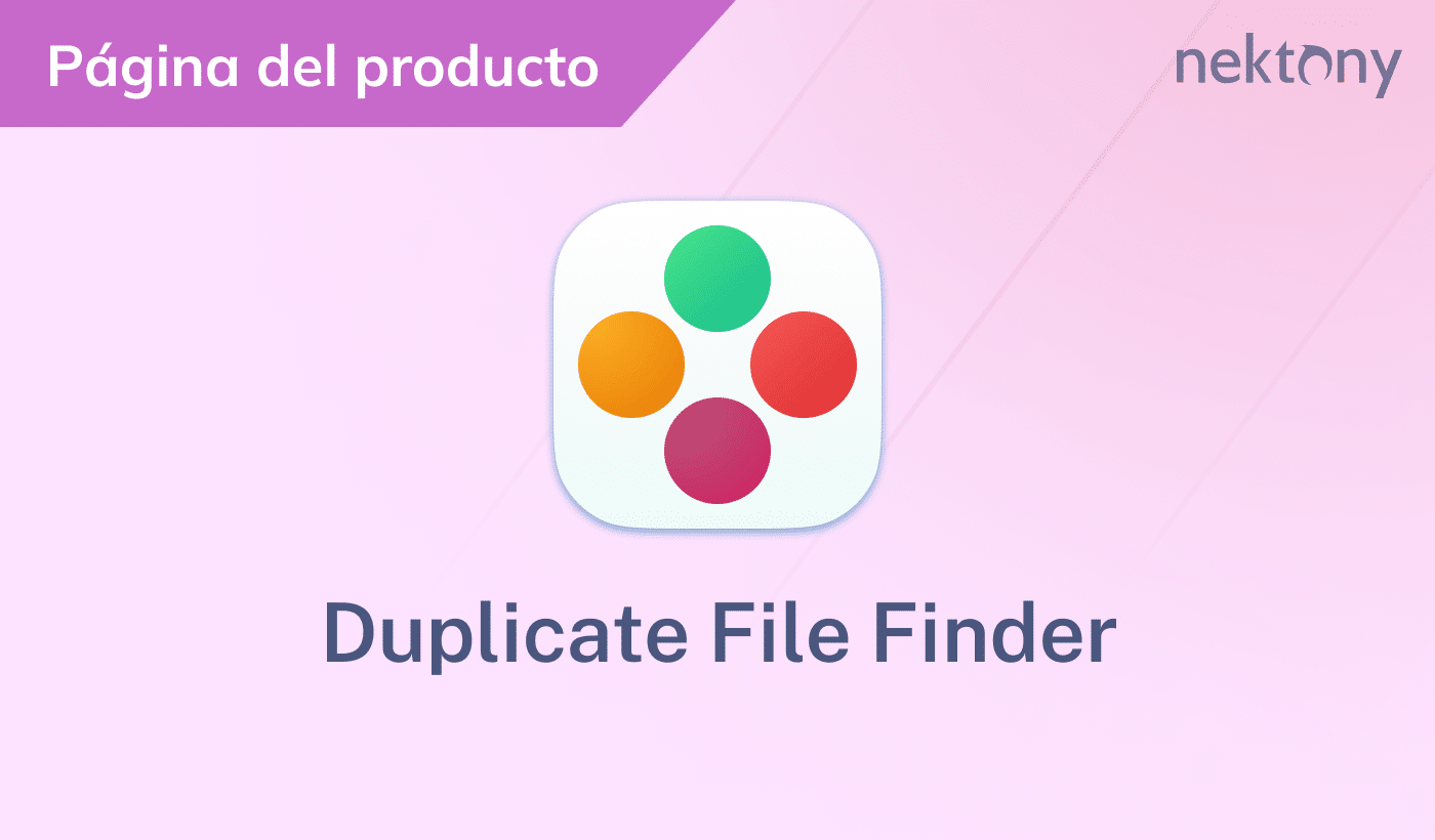 Duplicate File Finder Página del producto