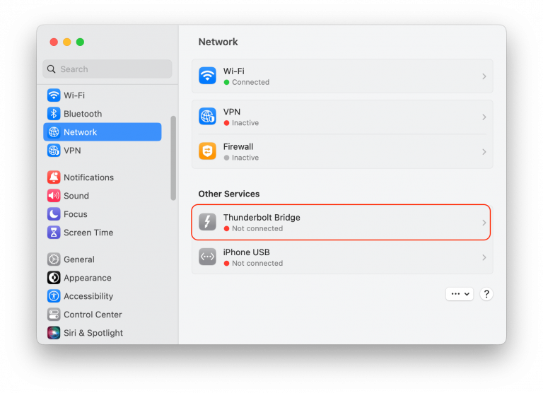 Thunderbolt Bridge on Mac How to Connect Macs Nektony