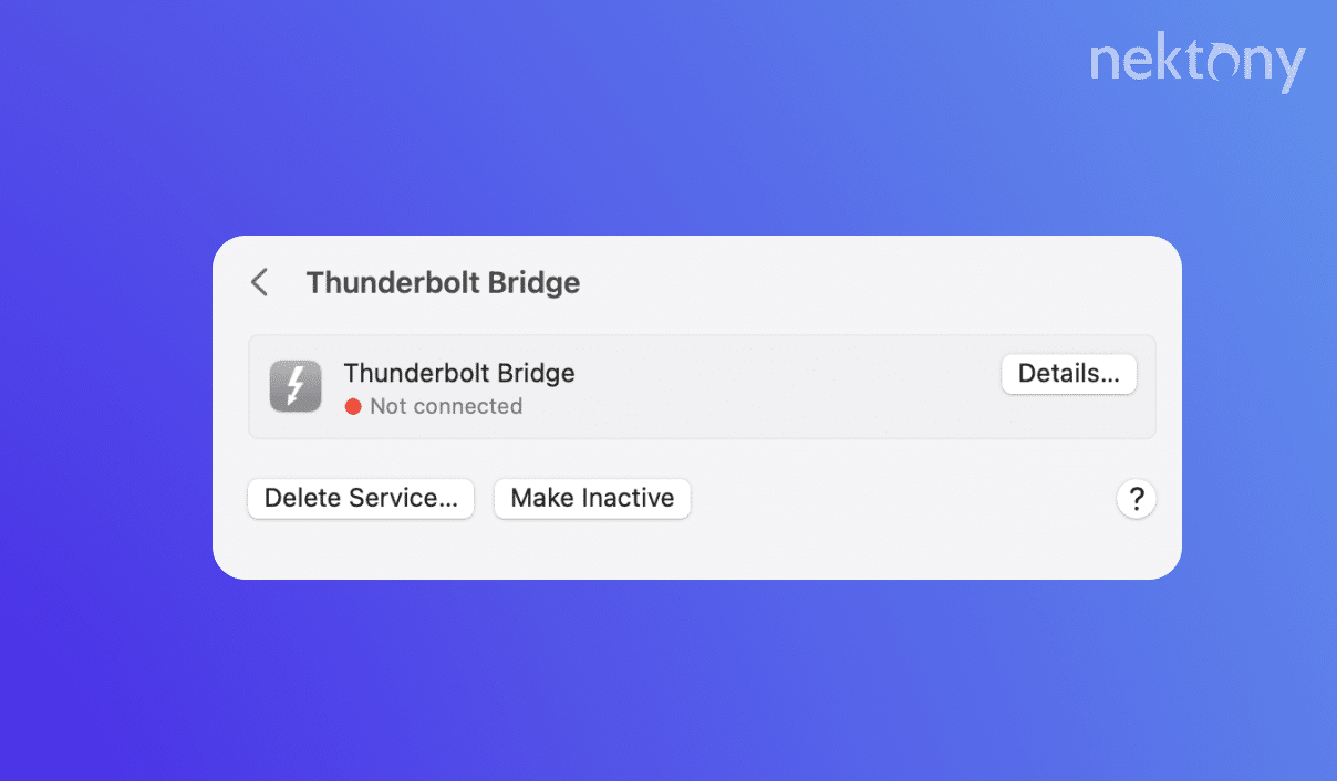 thunderbolt bridge