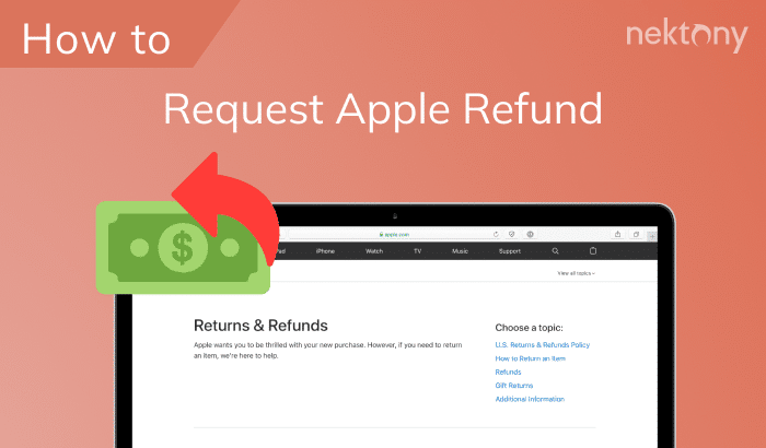 Apple refund request