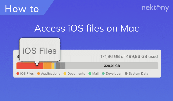 What are iOS files on Mac