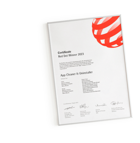 red dot certificate