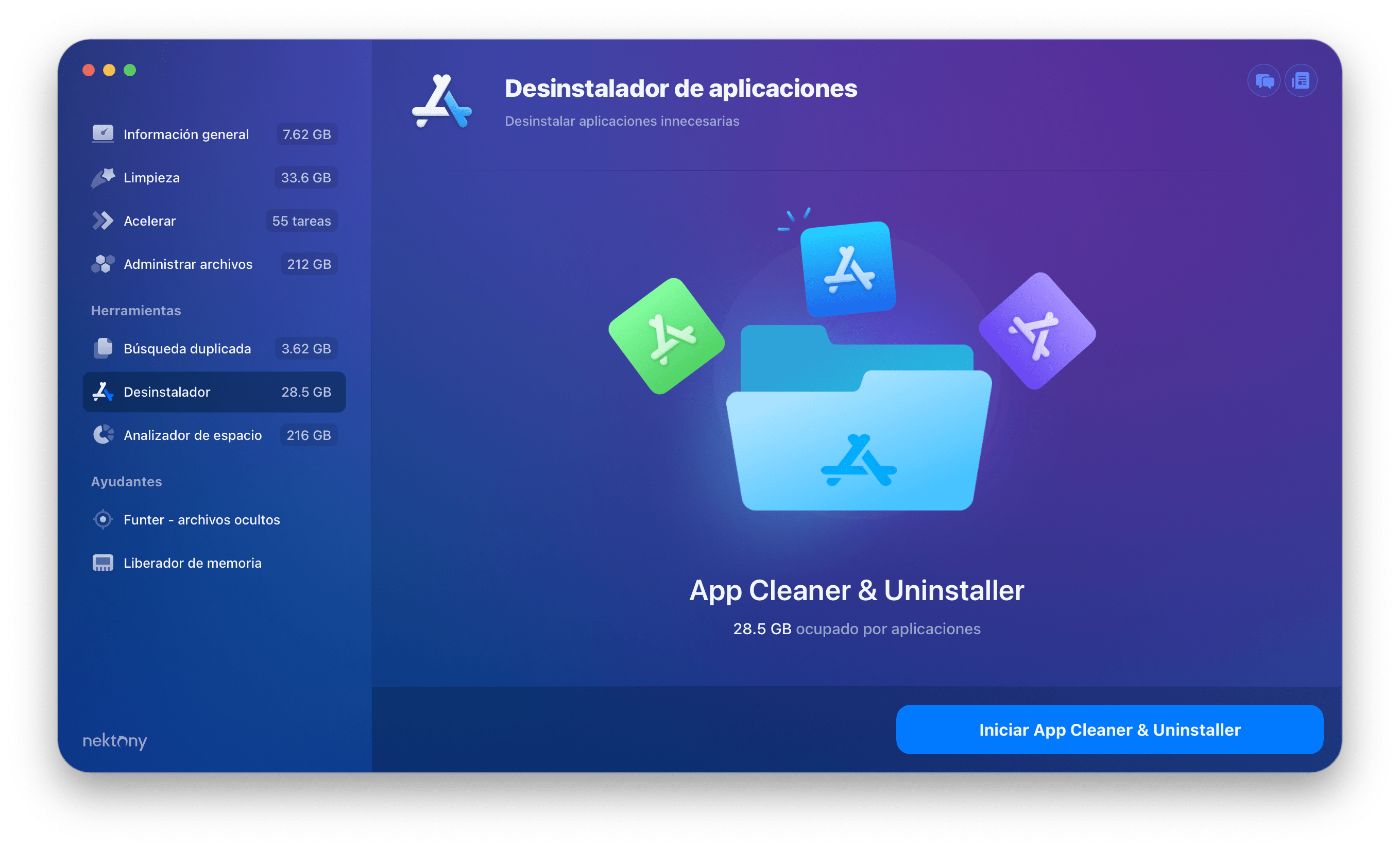 App Cleaner & Uninstaller in MacCleaner Pro