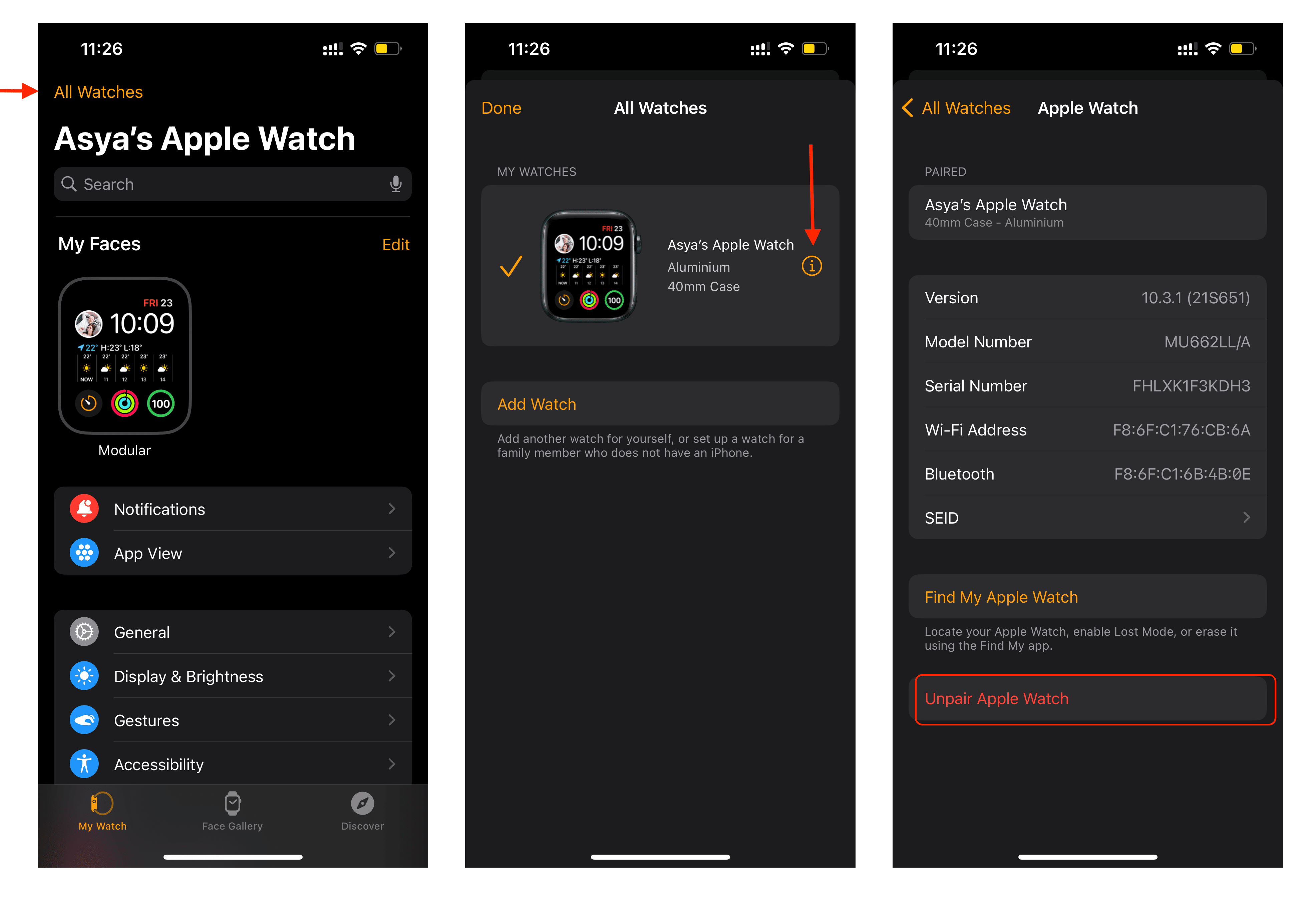 How to Unpair Restart and Reset Apple Watch